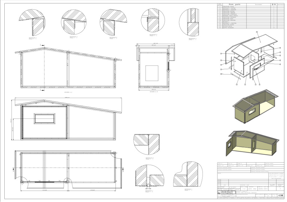 Chalet coibentato per cane