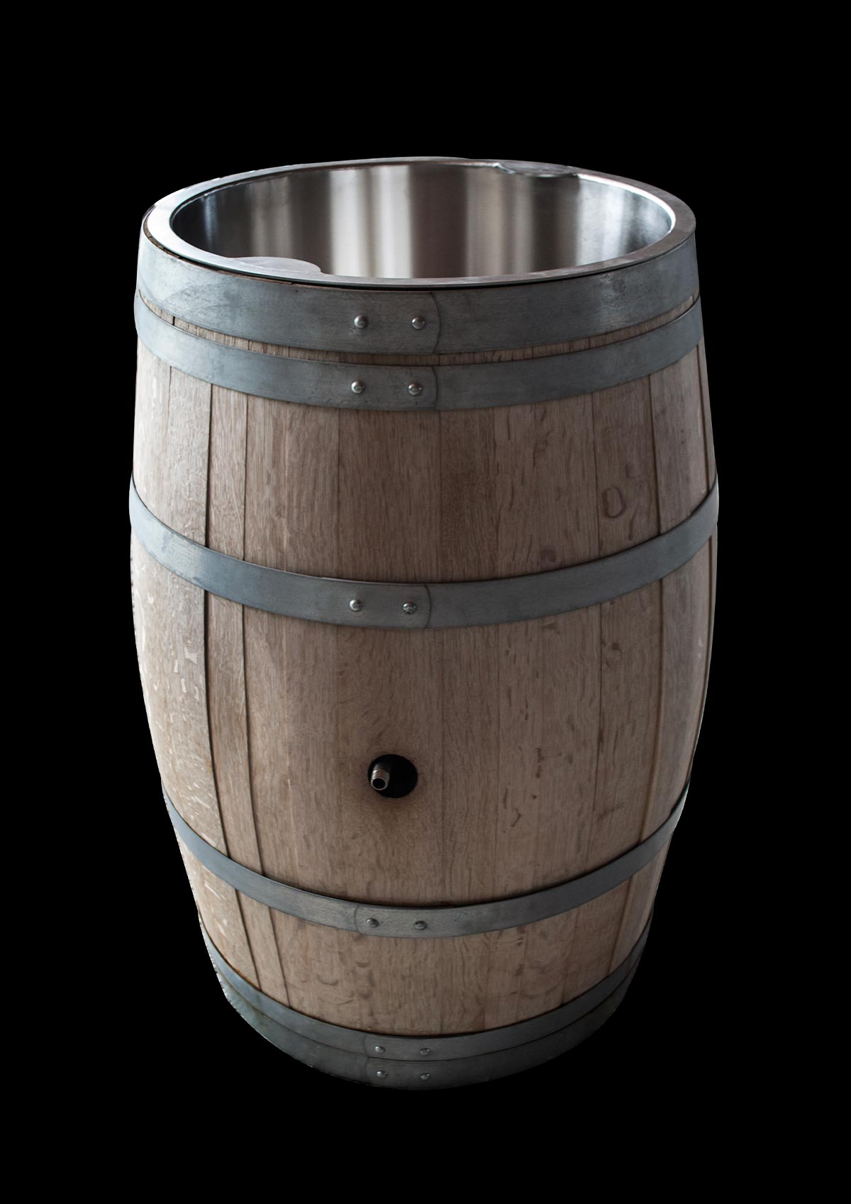 Portabottiglie con barrique