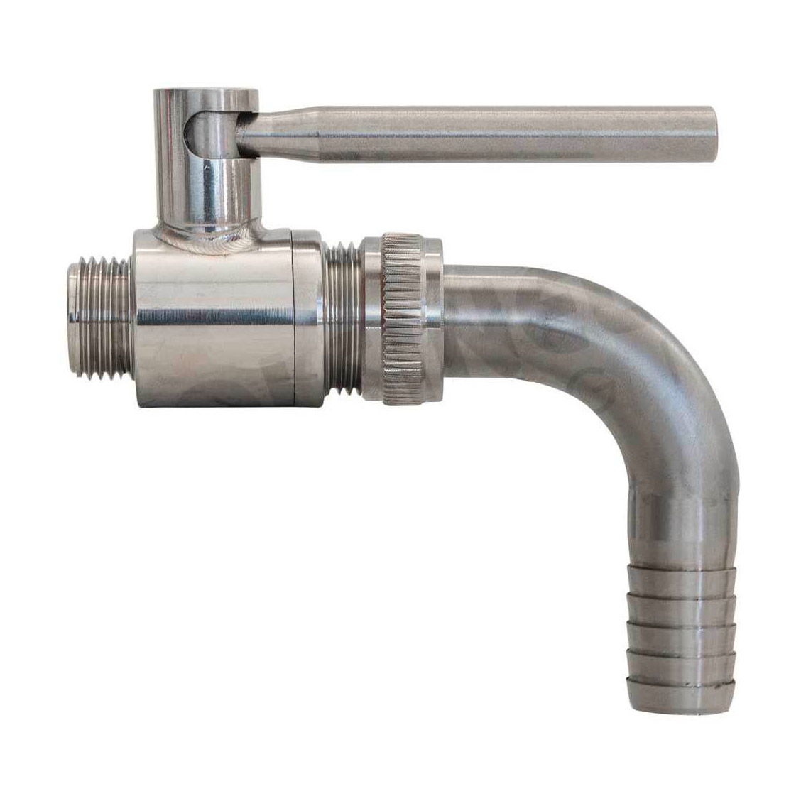 Rubinetto Inox completo di curva inox