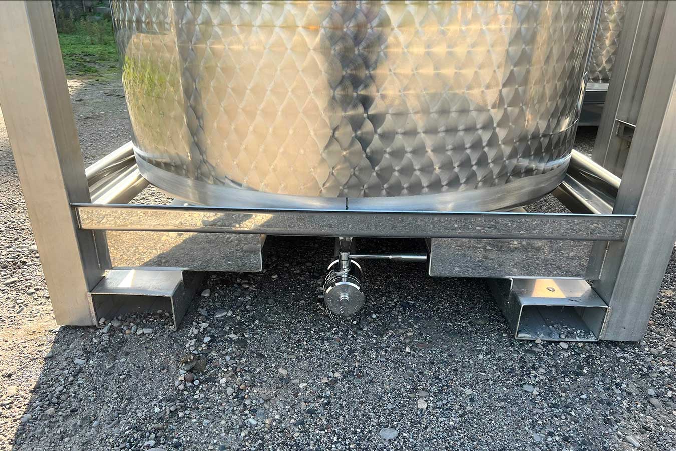 Serbatoi pallettizzati in acciaio inox Aisi 304 L da HL 10