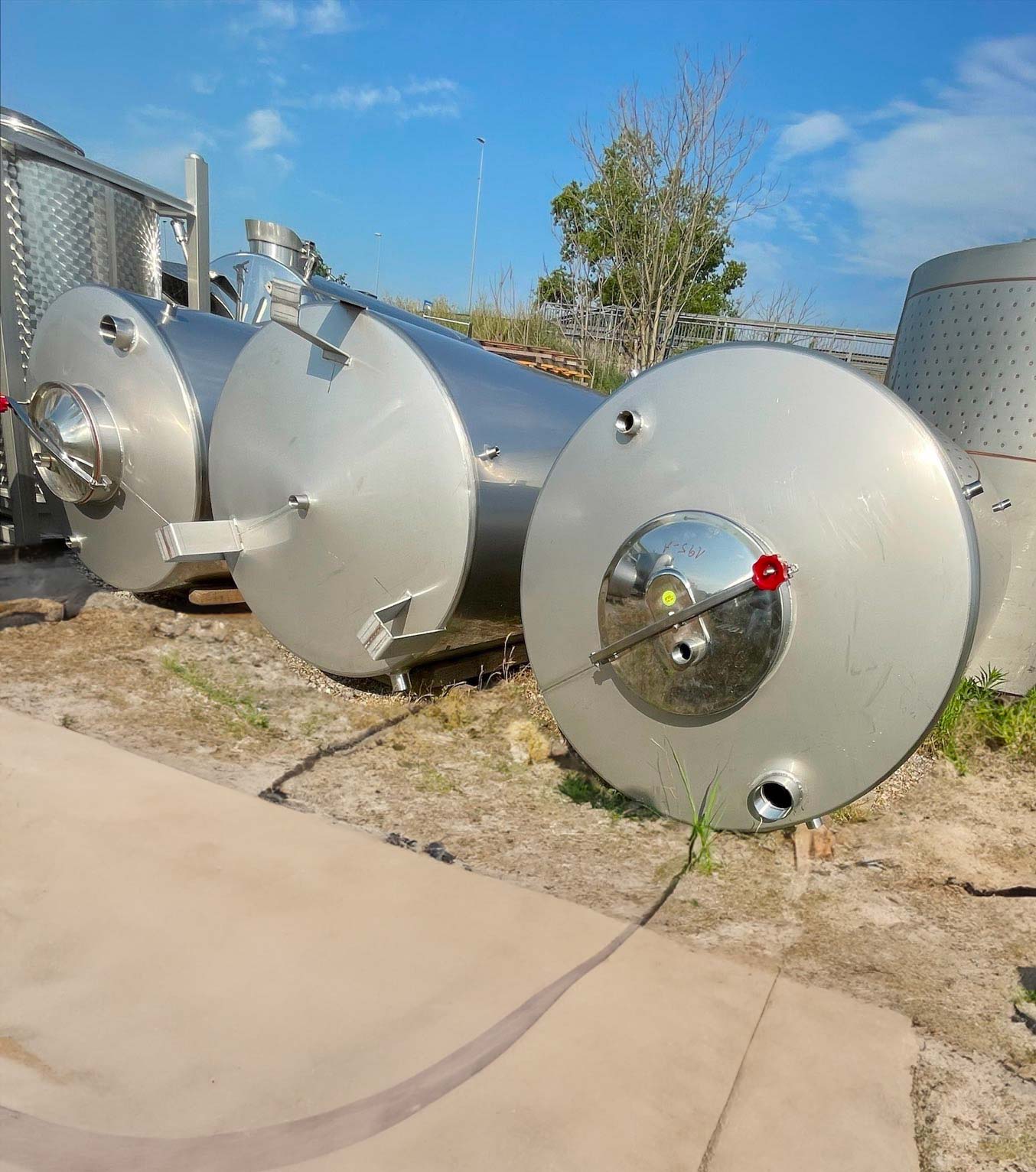 Serbatoio stoccaggio in acciaio inox Aisi 304 l da 11 HL