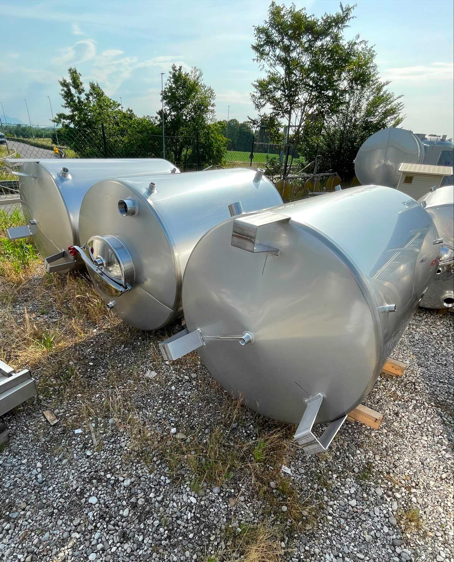 Serbatoio stoccaggio in acciaio inox Aisi 304 l da 11 HL