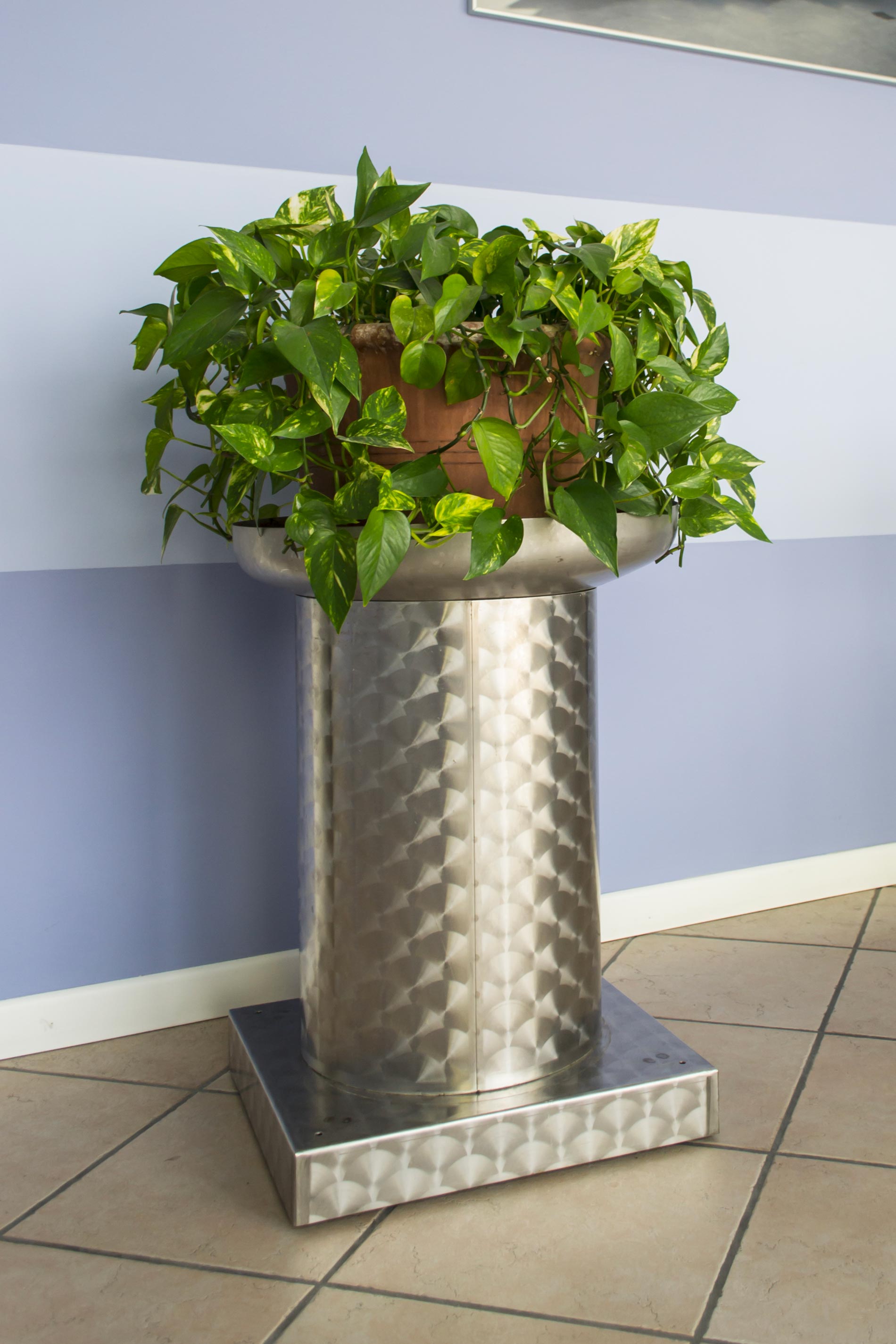 Ivyline Vaso In Ceramica Bianco Per Piante - 10,5 Cm - Impermeabile