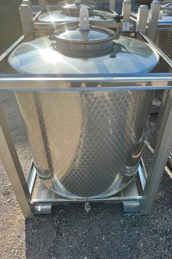 Serbatoi pallettizzati in acciaio inox Aisi 304 L da HL 10
