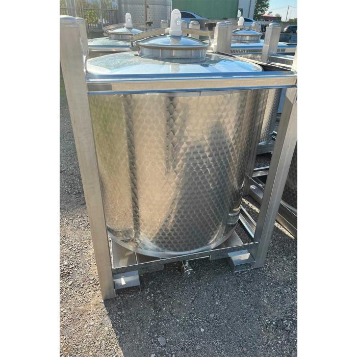 Serbatoi pallettizzati in acciaio inox Aisi 304 L da HL 10
