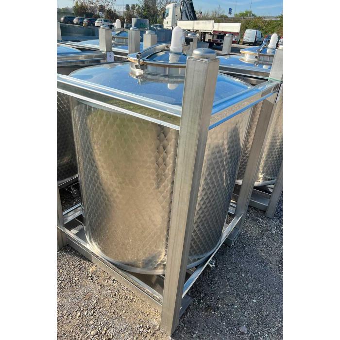 Serbatoi pallettizzati in acciaio inox Aisi 304 L da HL 10