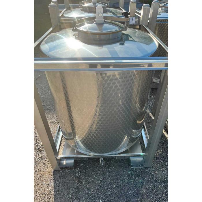Serbatoi pallettizzati in acciaio inox Aisi 304 L da HL 10